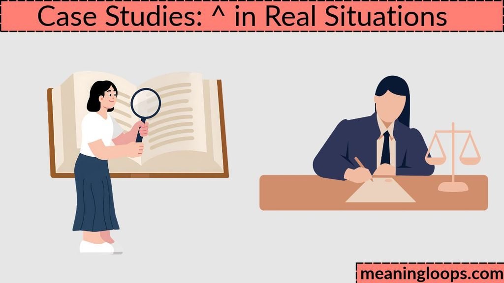 Case Studies: ^ in Real Situations